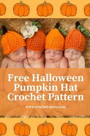 Crochet pumpkin hat free pattern. Free Crochet Pumpkin Hat Pattern Crochet News