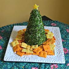 Cream Cheese Havarti And Parmesan Herbed Christmas Tree Recipe Christmas Tree Food Christmas Potluck Christmas Food