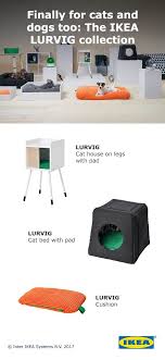 Introducing The Lurvig Collection An Ikea Collection Made For Cats And Dogs Each Piece Is Produced With Pets And Their Owners In Min Cushions Ikea Ikea Pets