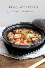 Cooking this is very quick and simple. Mung Bean Noodles Braised With Shrimps China Sichuan Food