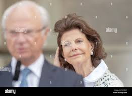 Queen silvia king carl xvi gustaf of queen silvia of hi-res stock  photography and images