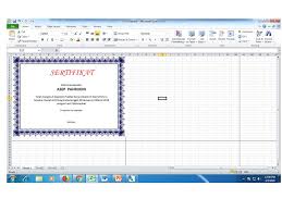 Cara membuat kertas kerja di excel. Cara Membuat Sertifikat Di Microsoft Excel 2010 Husnuls492 Com