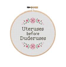 This funny cross stitch pattern is easy to stitch and looks great on natural/beige fabric. Uteruses Before Duderuses Funny Feminist Cross Stitch Pattern Etsy In 2021 Funny Cross Stitch Patterns Cross Stitch Patterns Cross Stitch Quotes