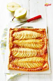 Recette Tarte Aux Poires Et Caramel Beurre Sale Regilait Recette Recette Tarte Poire Tarte Aux Poires Facile Tarte Aux Poires