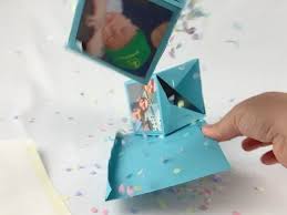 Make the first cut about 1 inch from the bottom of the card. Explosion Cards How To Make A Pop Up Box Chaotically Yours
