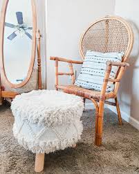 Thrifted Rattan Accent Chair Thrifting Accent Chairs Home Decor Bedding
