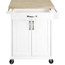 Mainstays kitchen island cart with drawer and storage shelves white. Mainstays Kitchen Cart With Drawer Spice Rack Towel Bar Butcher Block Top Natural Walmart Com Kitchen Island Cart Kitchen Cart With Drawers Storage