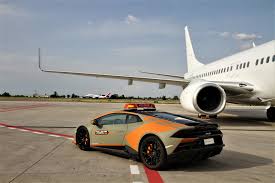 Price as tested $331,469 (base price: Italy S Bologna Airport Has The Ultimate Follow Me Car A Lamborghini Huracan Evo