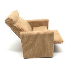 Dollhouse Furniture Recliner Chair Living Room Miniature 1 12 Scale Upholstered 1980 S Doll House Recliner Dollhouse Furniture