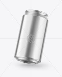 Download Glossy Metallic Drink Can Mockup In Can Mockups On Yellow Images Object Mockups PSD Mockup Templates