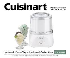 Brickle flicke ice cream, fresh apricot ice cream, red bean ice cream, etc. Cuisinart Ice Cream Maker Instructions And Recipes Off 67