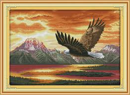 I hope you enjoy independence day eagle and i'd love to see a photo of your work if you decide to stitch him up. Nkf The Flying Eagle Cross Stitch Pattern Handmade Craft Needlework Embroidery Kit Animal Cross Stitching Set For Home Decor Cross Stitch Set Stitching Kit Cross Stitchset For Embroidery Aliexpress