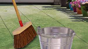How to clean garden patio slabs. Cleaning Patio Slabs How Do You Remove Algae And Other Green Deposits From Your Patio Slabs