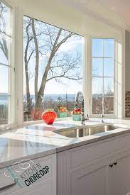 Large Bay Window In Kitchen Kitchen Bay Window Custom Kitchen Remodel Kitchen Window Design