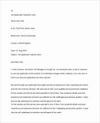 Maybe you would like to learn more about one of these? Application Rejection Letter Luxury Sample Job Rejection Letter 8 Examples In Word Pdf Job Rejection Lettering Letter Template Word