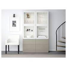 Try the ikea app, our new tool that helps you get more creative when shopping both at home and in the store. Ikea Besta Vitrine Weiss Selsviken Hochglanz Beige Klargl Glass Shelves In Bathroom Ikea Glass Door