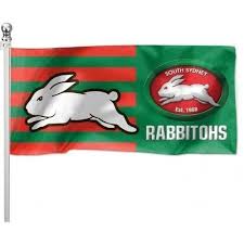 We pay respect to elders past, present and emerging, and extend our respects to all aboriginal and torres strait islander people. South Sydney Rabbitohs Pole Flag 1800mm By 900mm Savvysupporter