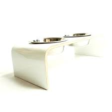 Showing results for pet bowl stand. White Raised Dog Bowl Holder Petspyjamas