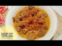 Daging Toppa Lada Kari Daging Sapi In 2021 Kari
