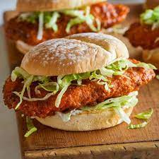 Baked Honey Hot Chicken Sandwiches Spoon Fork Bacon Recipe Chicken Sandwich Recipes Recipes Hot Chicken Sandwiches