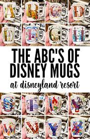 The abc disneyland collection has been added to shopdisney! Abc S Of Disney Mugs At Disneyland Resort Magic Filled Memories
