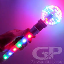 Light Up Spinning Star Ball Wand Multi Color Light Up Glow Party Glow Birthday Party
