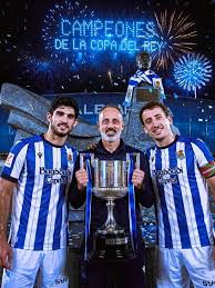 EL REY DE ESPAÑA🥰🙌👏 La real sociedad gana la final de copa del rey y  manda al Atlético por otro Nadaplete 🔵🔴 FELICIDADES REAL EN BUENA HORA  🫡😬 #paratiiiiiiiiiiiiiiiiiiiiiiiiiiiiiii #Guatemala #Fútbol #CopaDelRey # RealSociedad