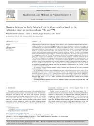 Some scientists prefer to call it calendar age, because the term suggests that the age can be plotted on a. Pdf Absolute Dating Of An Early Paleolithic Site In Western Africa Based On The Radioactive Decay Of In Situ Produced 10be And 26al