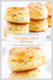 Flakey Cheddar Chive Biscuits Recipe In 2020 Homemade Scones Bread Recipes Homemade Cheese Biscuit Recipes