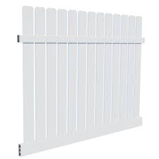 Veranda 6 Ft X 8 Ft Sacramento White Vinyl Fence Panel Kit White Vinyl Fence Fence Panels Vinyl Privacy Fence