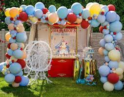 We have the decorations you'll want to score big points with party guests, including a carnival arch, big top tabletop tent, carnival backdrop banners and cardboard cutouts. Pin On Carnival Theme Party Ideas