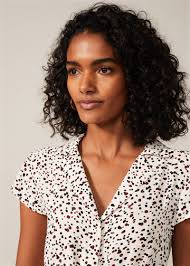 PHASE EIGHT Afia Dress in White/Multi