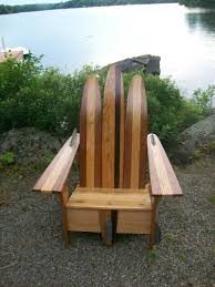 Water Ski Chair Ski Snow Recycle Recyclage Recycled Recycling Hiver Neige Deco Chaines Chainesbox Com Outdoor Furniture Plans Lake Decor Backyard
