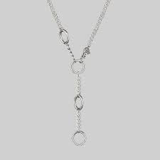 Agnes Chunky Clasp Necklace Silver In 2020 Silver Necklaces Silver Necklace