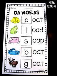 Addition & subtraction word problems (multiple pages) dinosaur word problems. Miss Giraffe S Class How To Teach The Oa And Ow Sound