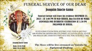 Funeral of Joaquim Inacio Gama