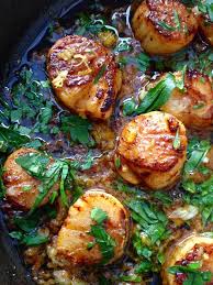 Healthy Garlic Scallops Recipe With Images Scallop Recipes Healthy Scallop Recipes Garlic Scallops Recipe