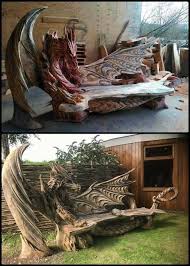 I Would Love To Have This In My Yard Dragon Decor Wood Art Cool Furniture