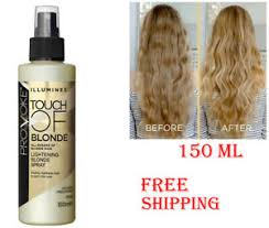 My natural colour is ash blonde and i am very, very fair. Provoke Illuminex Touch Of Blonde Lightening Blonde Hair Spray 150ml Ebay