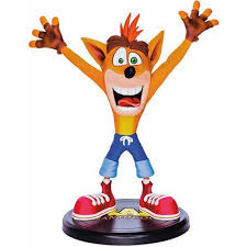 Crash Bandicoot Figure Statue Entertainment Earth Crash Bandicoot Bandicoot Pvc Paint