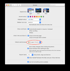 Set google as default mac. How To Change The Default Web Browser On Mac