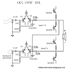 Rangkaian power amplilfier dari dulu sampai sekarang tidak banyak mengalami seringnya transistor ini diganti dengan tip41c/tip42c. Cara Btl Power Amplifier Bahar Electronic