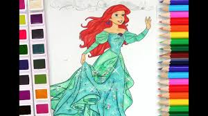 Disney princes sofia the first colouring page for kids you can read more info on disney here. Princess Ariel Coloring Book Disney Princess Coloring Pages For Kids Youtube