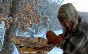 The wood chipper scene is probably the movie's most iconic moment: Nogomet Utor Perverzija Steve Buscemi Fargo Wood Chipper M Style Aroma Com