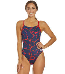 Speedo Womens Wrack It Up Flyback One Piece Swimsuit