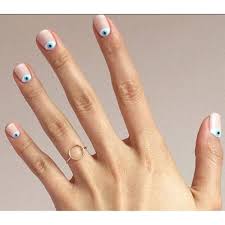 Oles Oi Nees Ekdoxes Toy Evil Eye Manicure Evil Eye Nails Eye Nail Art Trendy Nails