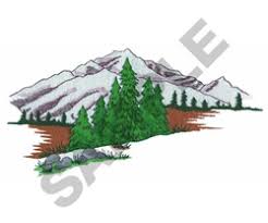 Mountain Landscape Designs For Embroidery Machines Embroiderydesigns Com