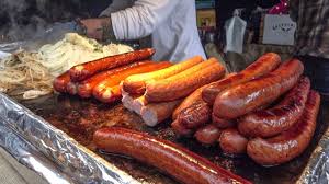 Andouille is a smoked sausage made using pork, originating in france. Huge Kielbasa Sausages From Poland London Street Food Youtube