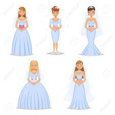 Maybe you would like to learn more about one of these? Set Gluckliche Braute Verschiedene Arten Hochzeitskleid Kollektion Braute An Ihrem Hochzeitstag Brides Vektor Illustration Auf Weissem Hintergrund Nette Karikatur Braute Lizenzfrei Nutzbare Vektorgrafiken Clip Arts Illustrationen Image 55874173