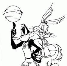 Bugs bunny space jam drawing. Looney Tunes Tweety Bird Looney Tunes Coloring Pages Tasmanian Bugs Bunny Basketball Coloring Pag Bunny Coloring Pages Coloring Pages Dinosaur Coloring Pages